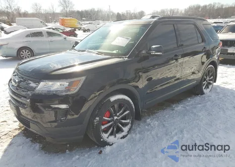 2018 Ford Explorer Xlt z USA, uszkodzony, nr VIN 1FM5K8D8XJGA10988